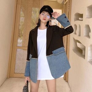 NWT unique denim blazer